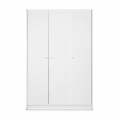 IKEA KLEPPSTAD Wardrobe with 3 Doors | White, 117x55x176 cm - used 3 months - Al Thahani Furniture