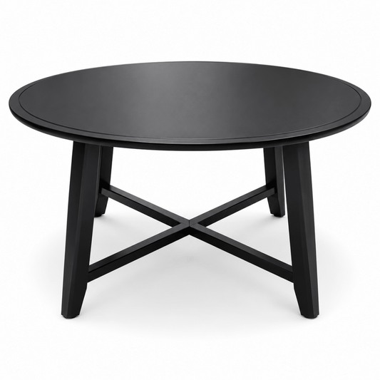 IKEA KRAGSTA Round Coffee Table – 90 cm – Black - Al Thahani Furniture