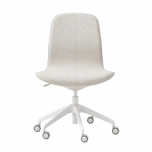 IKEA LÅNGFJÄLL Conference Chair | Gunnared Beige/White - used 5 months - Al Thahani Furniture