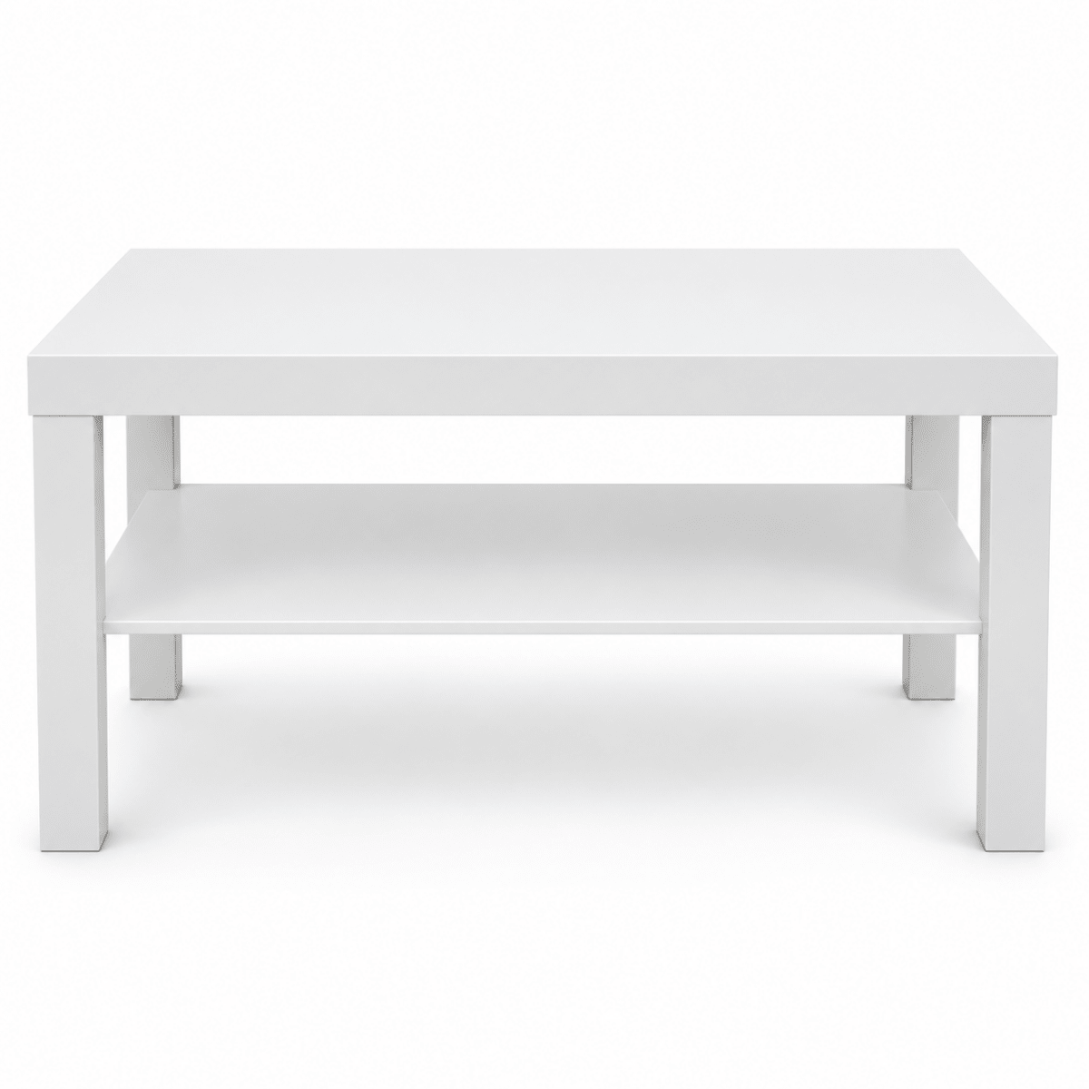 IKEA LACK Coffee Table with Lower Shelf – 90 × 55 cm – White - Al Thahani Furniture