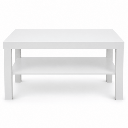 IKEA LACK Coffee Table with Lower Shelf – 90 × 55 cm – White - Al Thahani Furniture