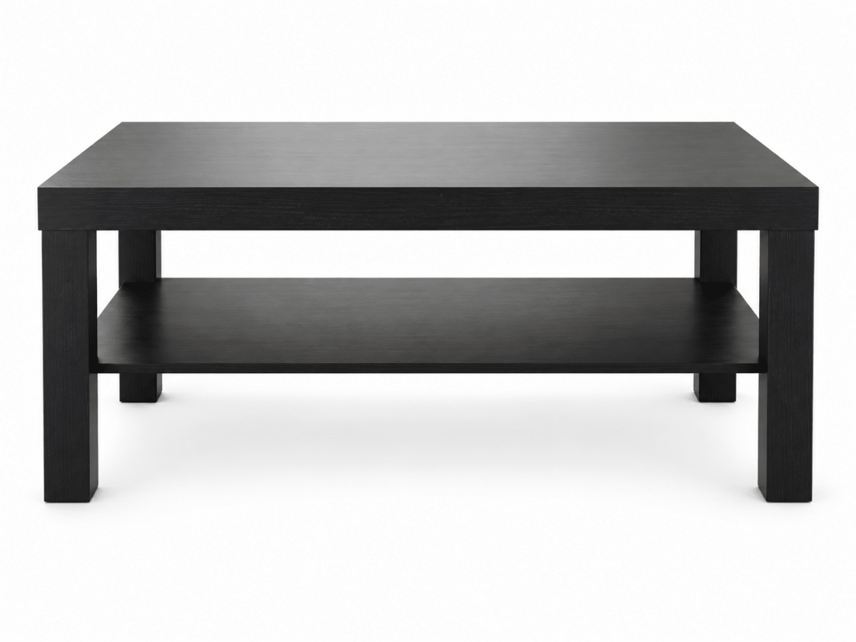 IKEA LACK Coffee Table with Lower Shelf – Black-Brown – 90 × 55 cm - Al Thahani Furniture