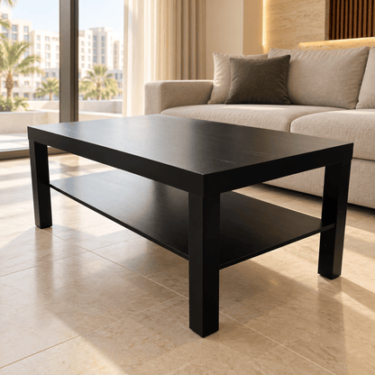 IKEA LACK Coffee Table with Lower Shelf – Black-Brown – 90 × 55 cm - Al Thahani Furniture