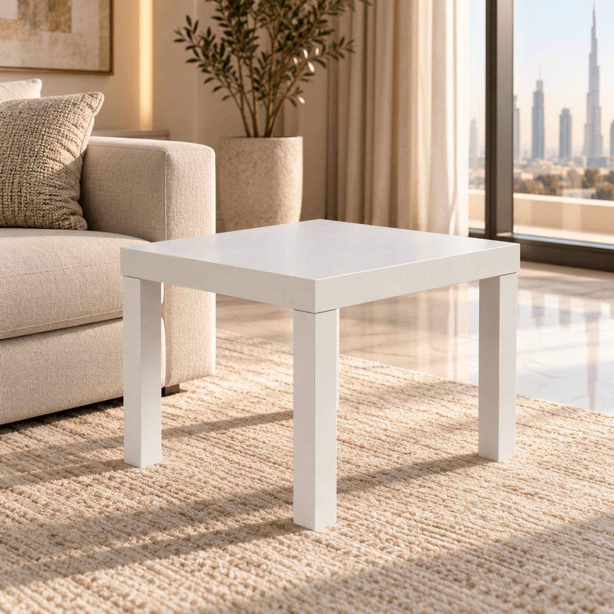IKEA LACK Side Table – White – 55 × 55 × 45 cm - Al Thahani Furniture