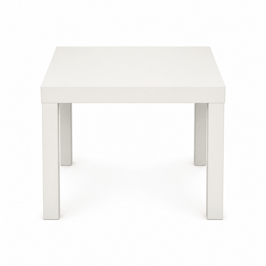 IKEA LACK Side Table | White, 55x55x45 cm - used 1 months - Al Thahani Furniture