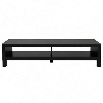 IKEA LACK TV Bench | Black-Brown, 160x35x36 cm - used 4 months - Al Thahani Furniture