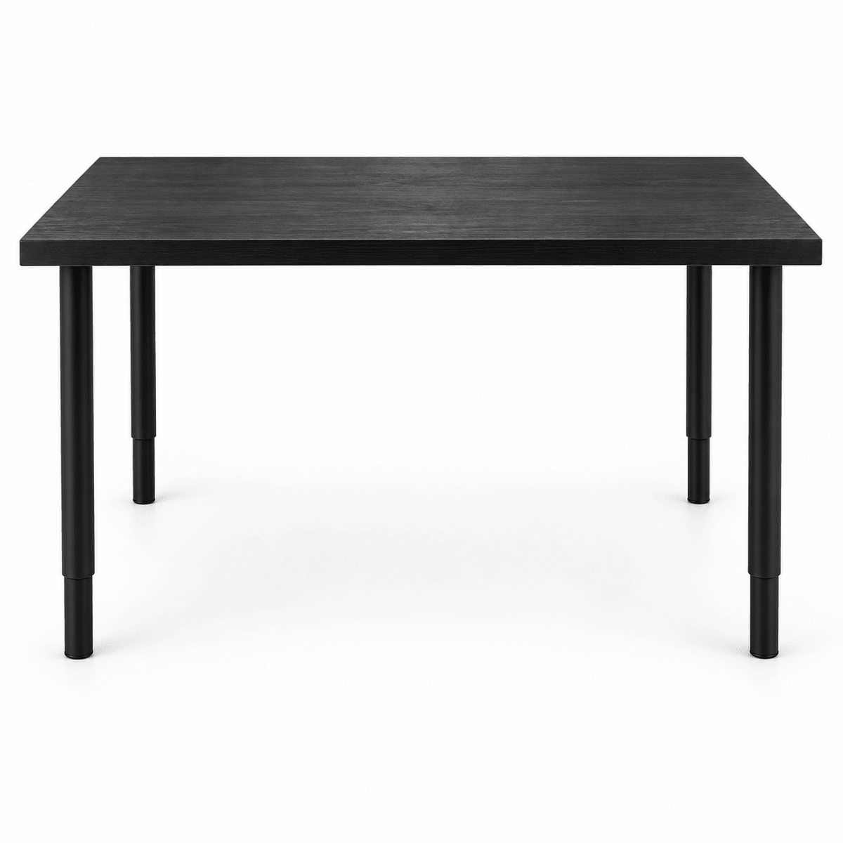 IKEA LAGKAPTEN / OLOV Adjustable Desk – Black-Brown / Black – 120 × 60 cm - Al Thahani Furniture