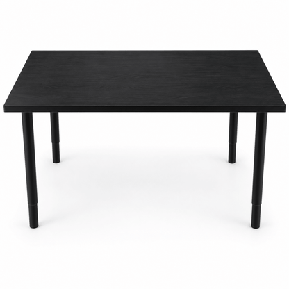 IKEA LAGKAPTEN / OLOV Adjustable Desk – Black-Brown / Black – 120 × 60 cm - Al Thahani Furniture