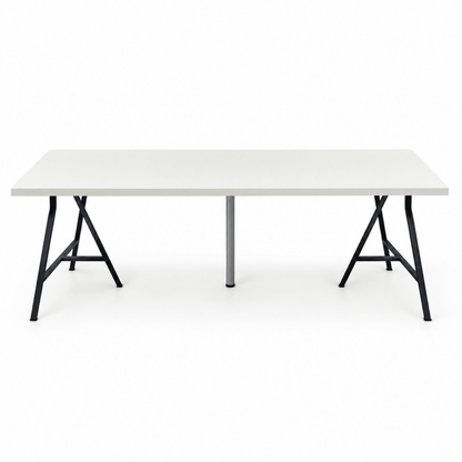 IKEA LAGKAPTEN / SPÄND Desk with Storage – White & Black – 200 × 60 cm - Al Thahani Furniture
