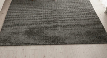 IKEA Latex‑Backed Area Rug | Grey Textured Design | 133×195 cm | Non‑Slip & Easy‑Clean - althahanifurniture