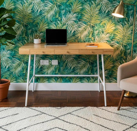 IKEA LILLÅSEN Desk | Bamboo Top - althahanifurniture