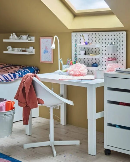 IKEA LOBERGET/SIBBEN Children’s Desk Chair | Adjustable Swivel Chair - althahanifurniture