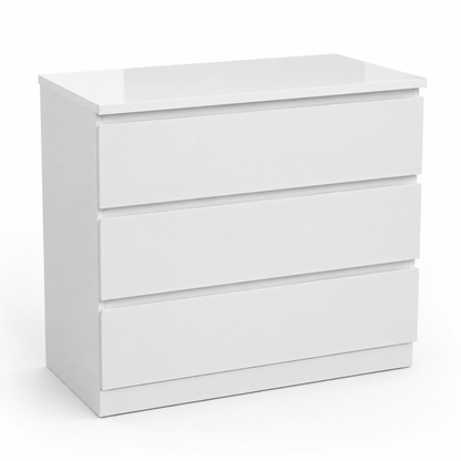 IKEA MALM 3-Drawer Chest | White - Al Thahani Furniture