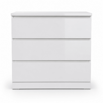 IKEA MALM 3-Drawer Chest | White - Al Thahani Furniture