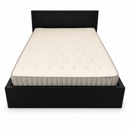 IKEA MALM Bed Frame with 2 Storage Boxes & Mattress – Black-Brown – 160 × 200 cm - Al Thahani Furniture