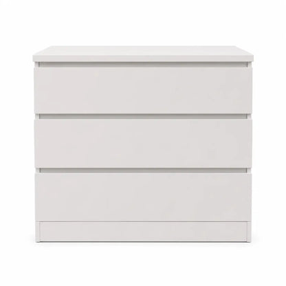 IKEA MALM Chest of 3 Drawers | White - used 4 months - Al Thahani Furniture