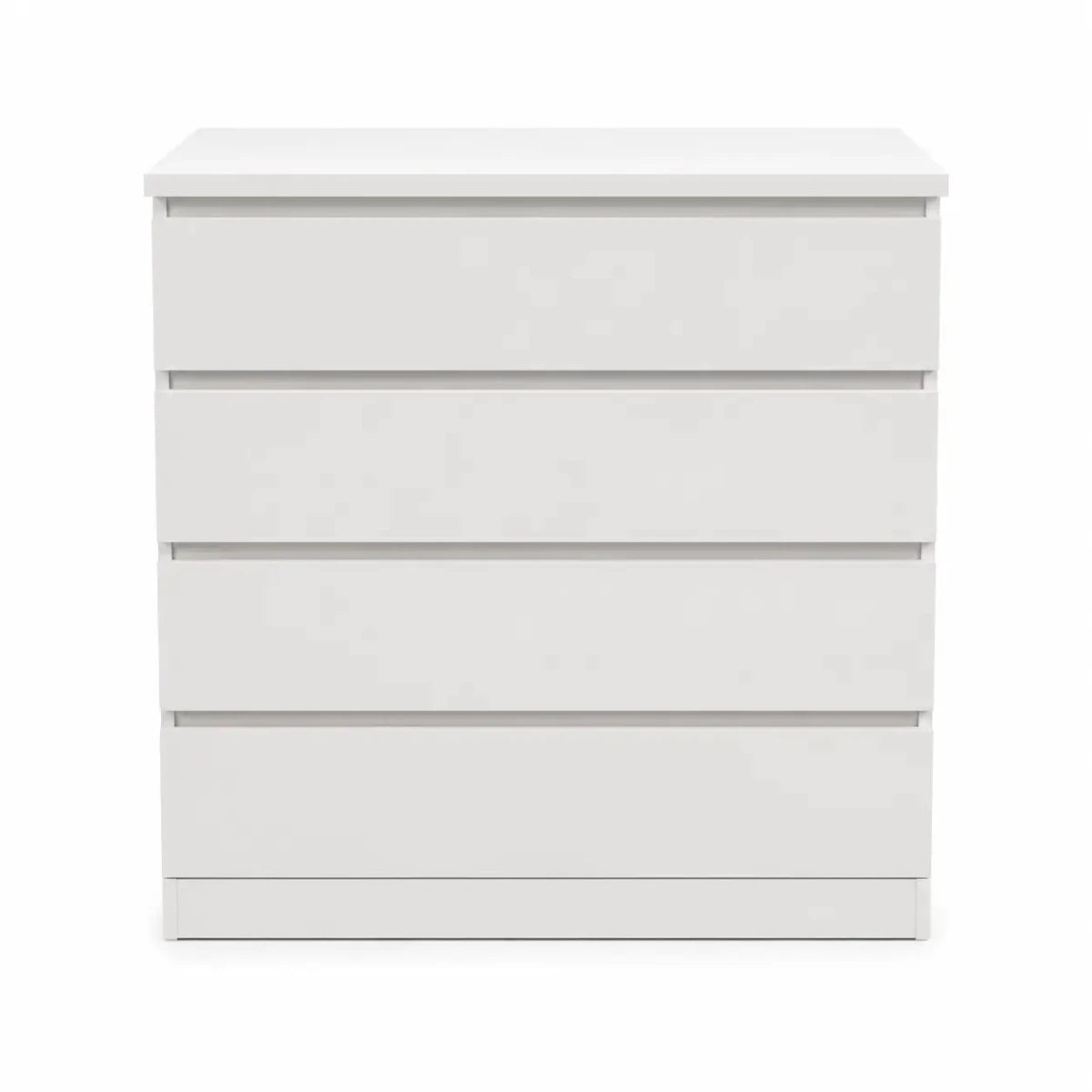 IKEA MALM Chest of 4 Drawers | White - used 4 months - Al Thahani Furniture
