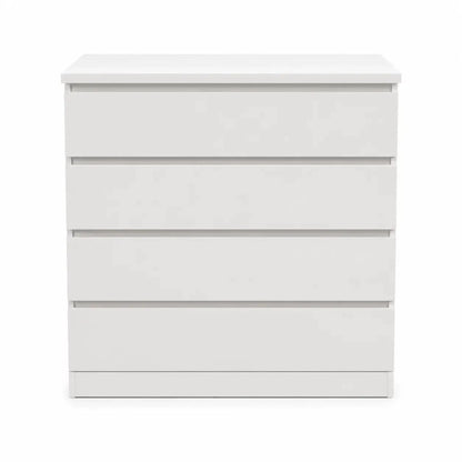 IKEA MALM Chest of 4 Drawers | White - used 4 months - Al Thahani Furniture