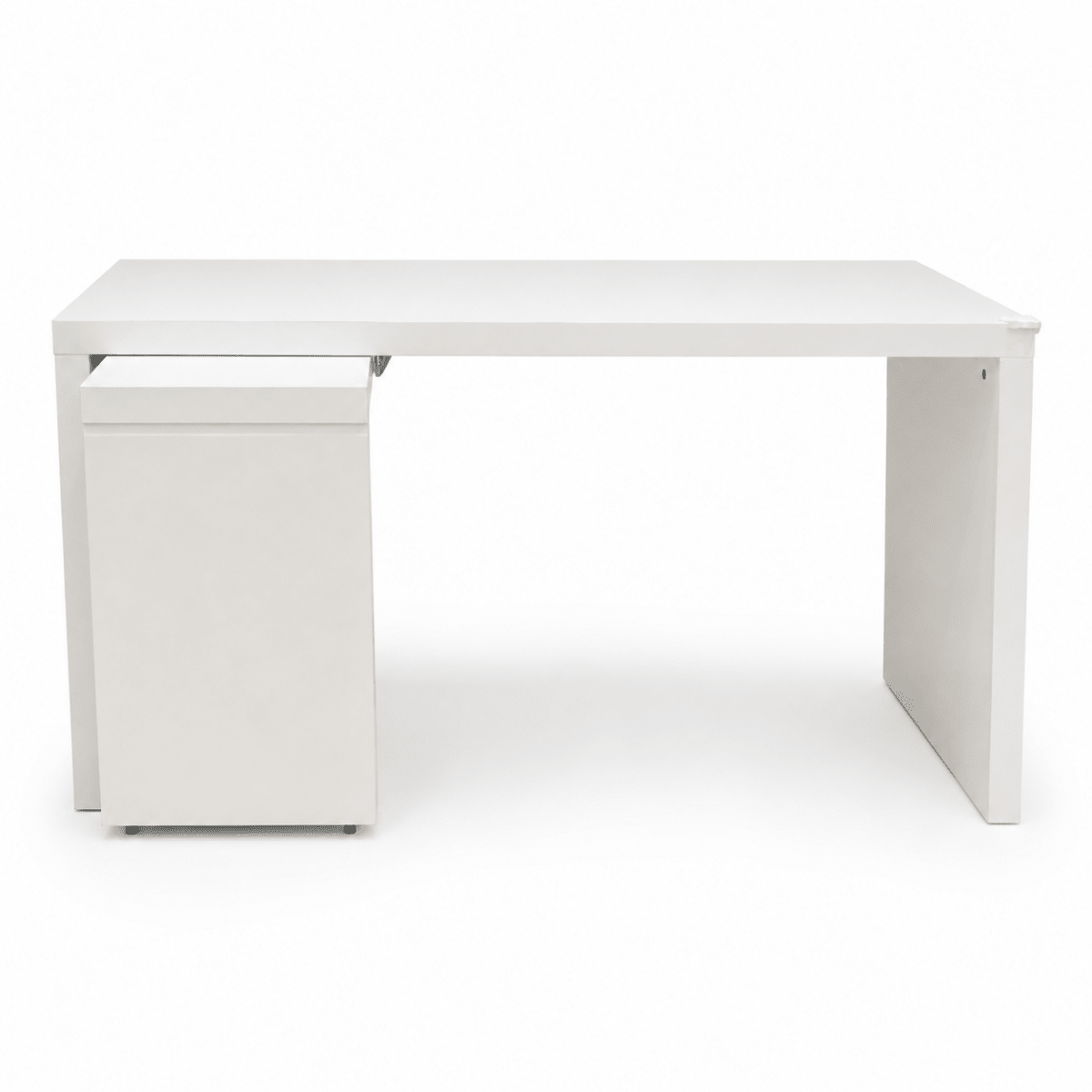 IKEA MALM Desk with Pull-Out Panel | White | 151 × 65 cm - Al Thahani Furniture