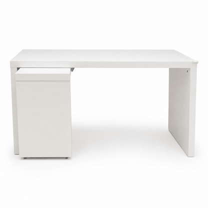IKEA MALM Desk with Pull-Out Panel | White | 151 × 65 cm - Al Thahani Furniture
