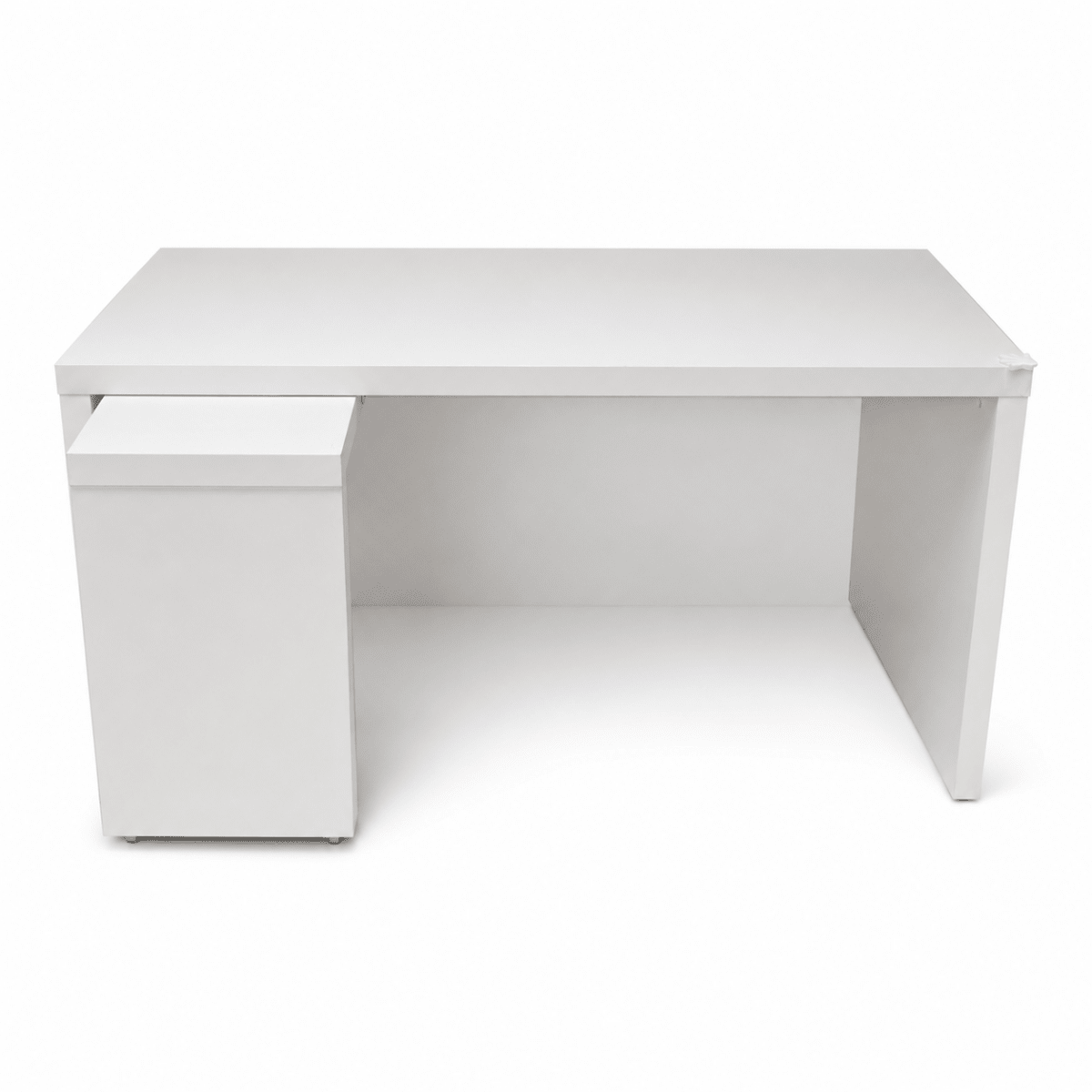 IKEA MALM Desk with Pull-Out Panel | White | 151 × 65 cm - Al Thahani Furniture