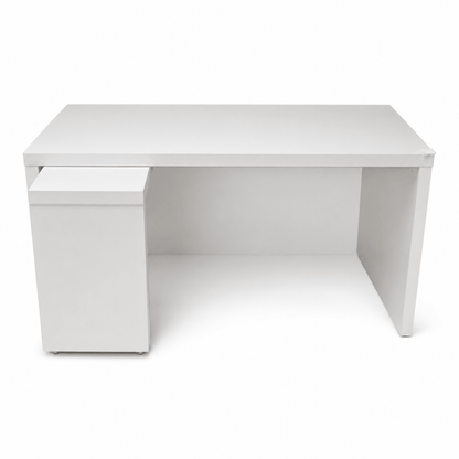 IKEA MALM Desk with Pull-Out Panel | White | 151 × 65 cm - Al Thahani Furniture