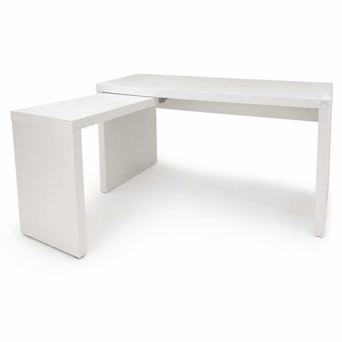 IKEA MALM Desk with Pull-Out Panel | White | 151 × 65 cm - Al Thahani Furniture