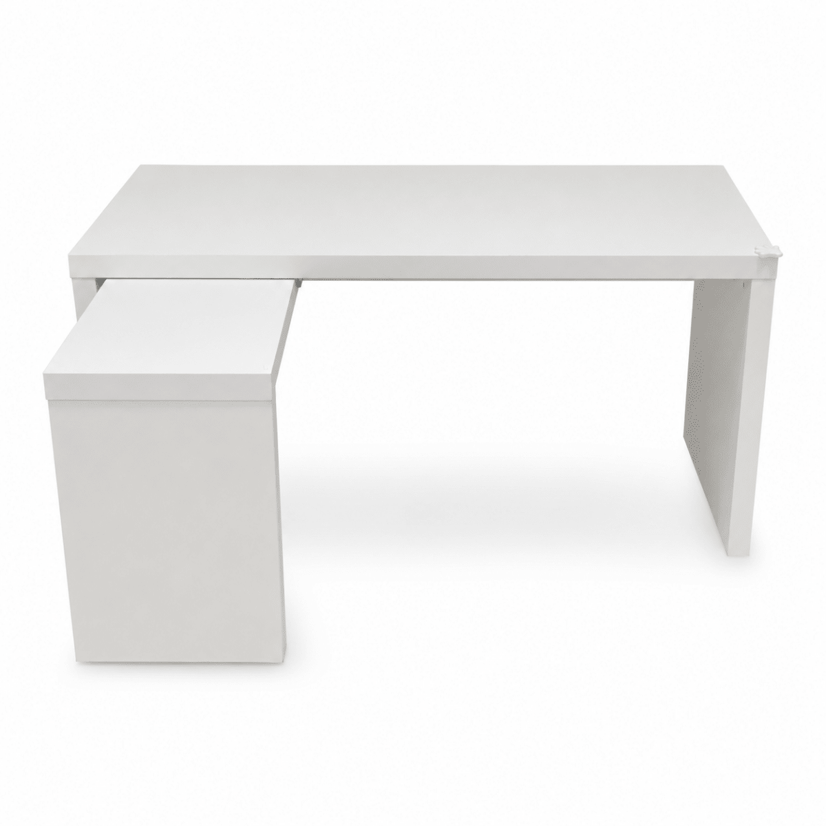 IKEA MALM Desk with Pull-Out Panel | White | 151 × 65 cm - Al Thahani Furniture