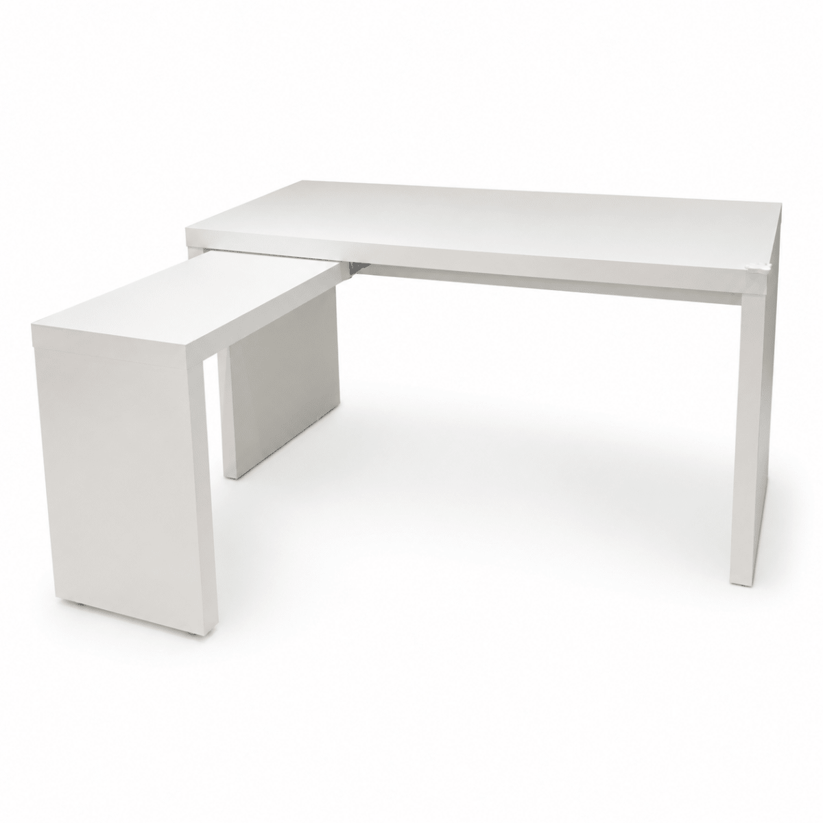 IKEA MALM Desk with Pull-Out Panel | White | 151 × 65 cm - Al Thahani Furniture