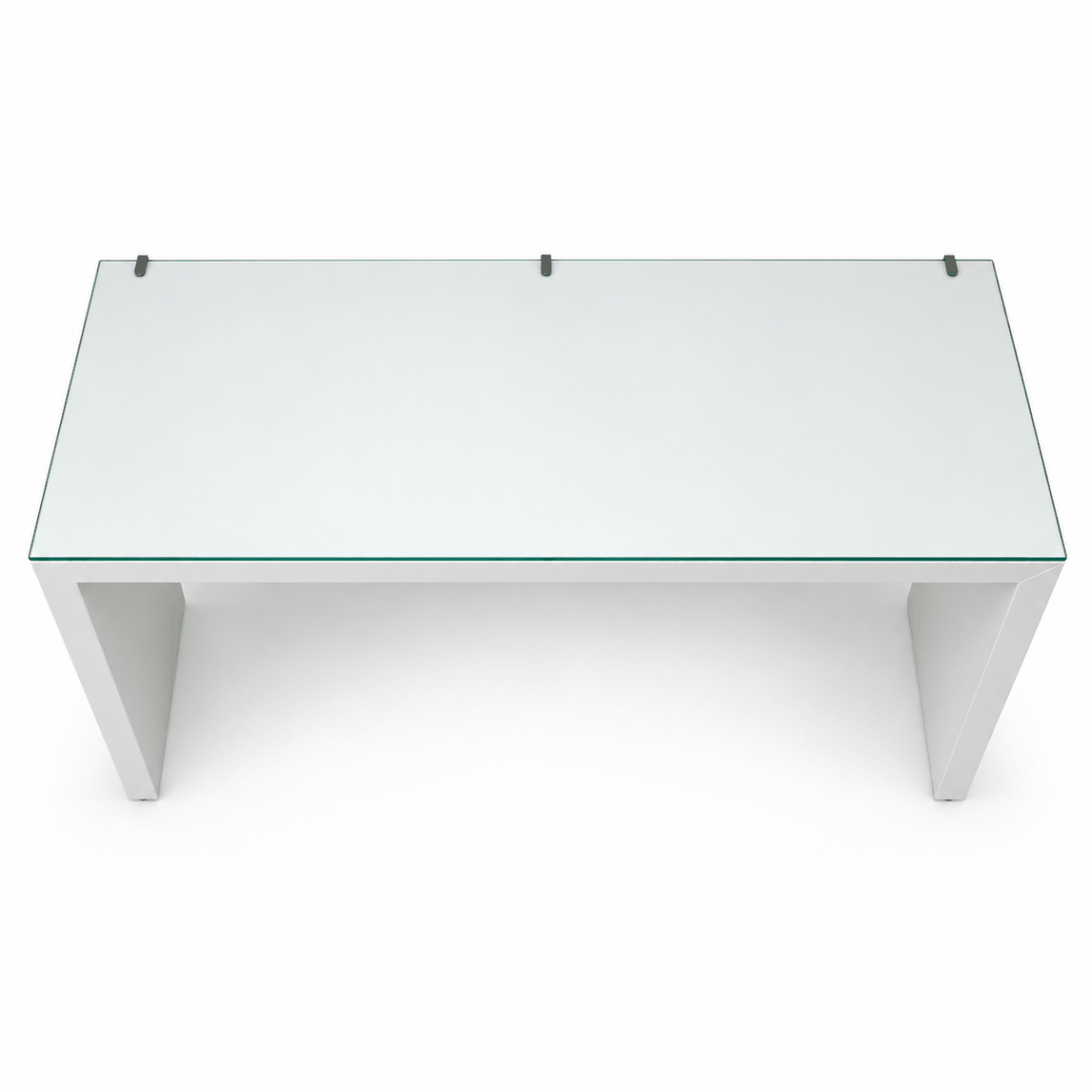 IKEA MALM Dressing Table with Glass Top & Drawer – White – 120 × 41 × 78 cm - Al Thahani Furniture