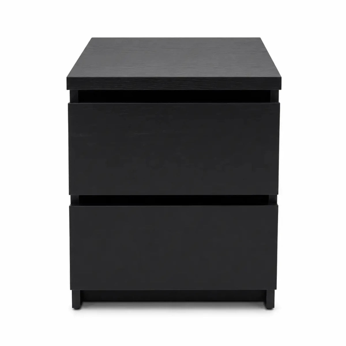 IKEA MALM High Bed Frame | Black-Brown/Luröy, 180x200 cm - used 6 months - Al Thahani Furniture