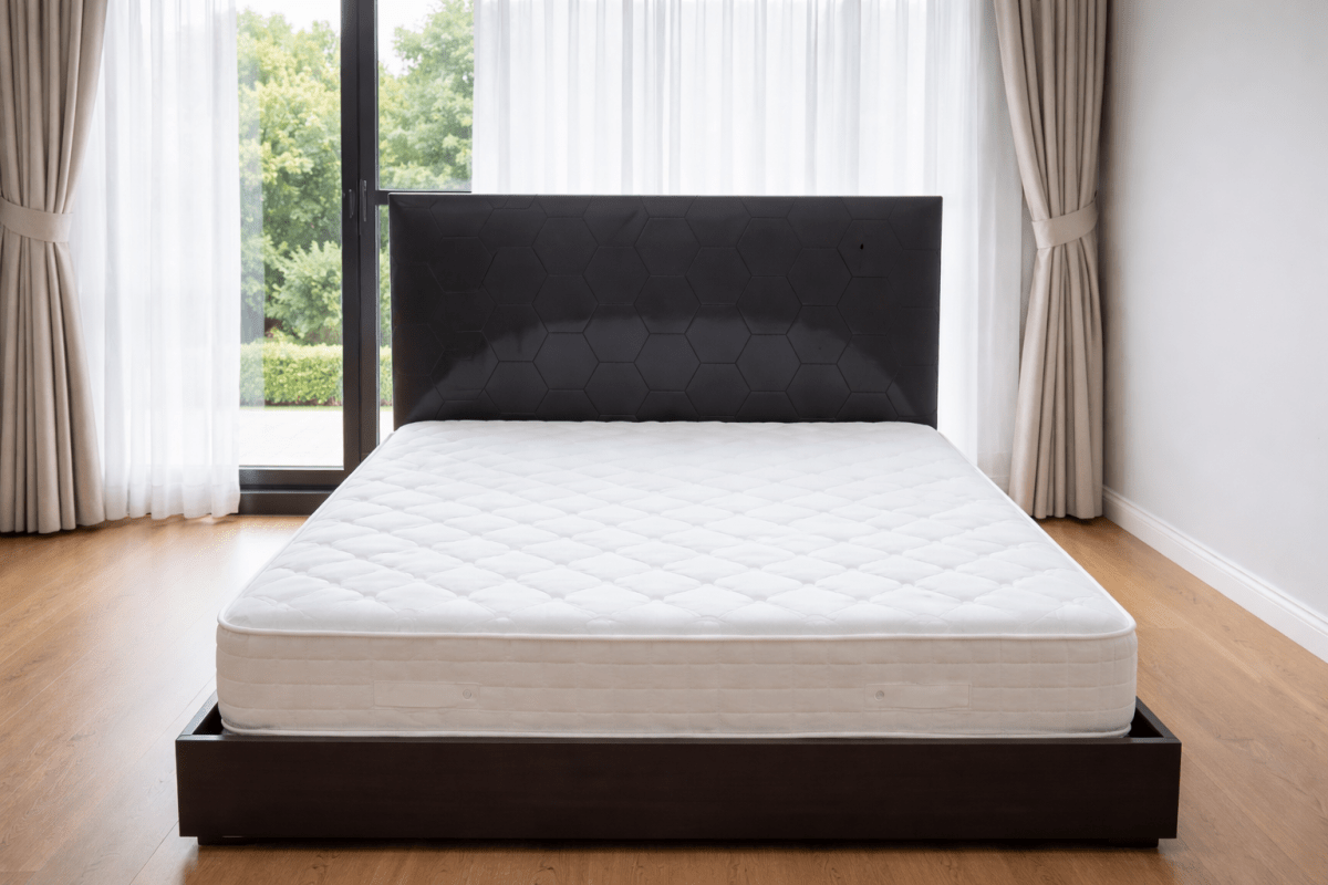IKEA MALM High Bed Frame with Mattress – Black - Brown – King Size 180x200 cm - althahanifurniture