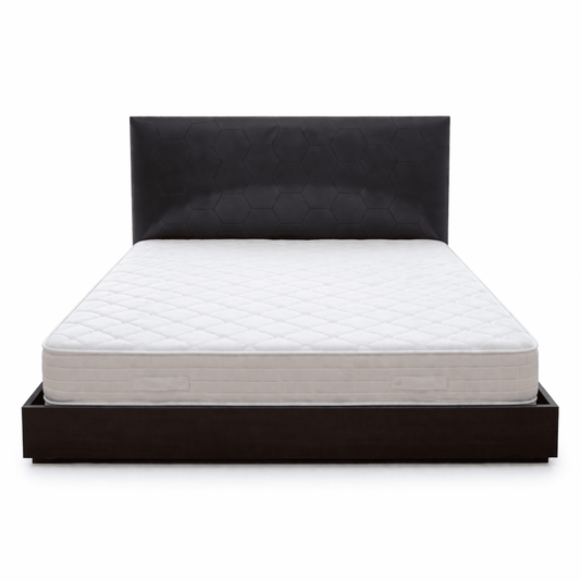 IKEA MALM High Bed Frame with Mattress – Black - Brown – King Size 180x200 cm - althahanifurniture