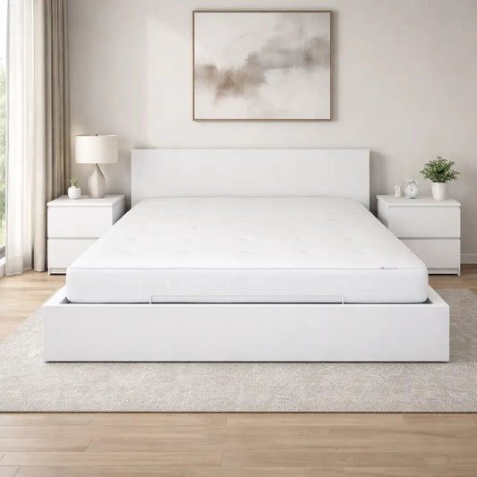 IKEA MALM King Bed Frame with 2 MALM Nightstands – 180x200 cm – Used 5 Months (Excellent Condition) - althahanifurniture