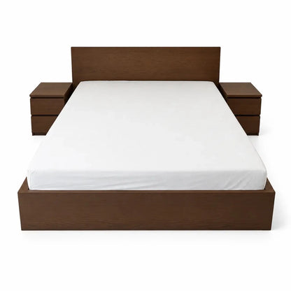 IKEA MALM King Bed Set with Mattress - used 5 months - Al Thahani Furniture