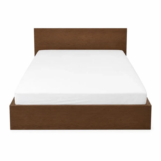 IKEA MALM King Bed with Mattress - used 5 months - Al Thahani Furniture