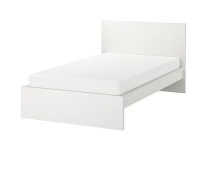 IKEA MALM Single Bed Frame 90×200 cm | White - Al Thahani Furniture