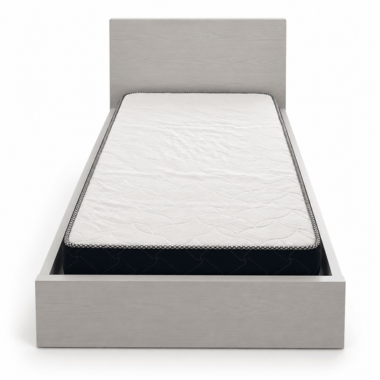 IKEA MALM Single Bed with Mattress – White – 90 × 200 cm - Al Thahani Furniture