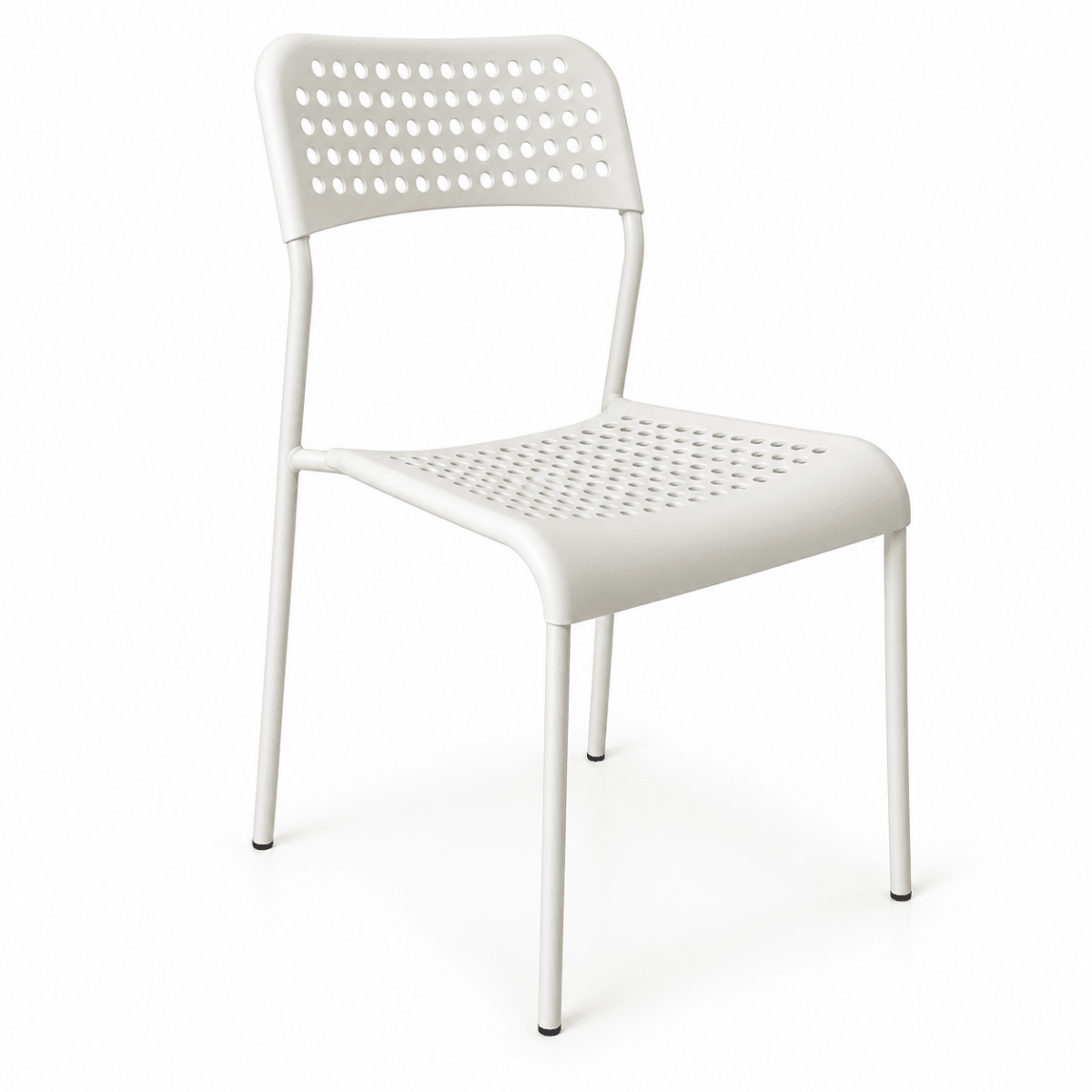 IKEA MELLTORP / ADDE Dining Set with 3 Chairs – 75 × 75 cm – White - Al Thahani Furniture