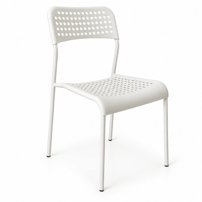 IKEA MELLTORP / ADDE Dining Set with 3 Chairs – 75 × 75 cm – White - Al Thahani Furniture