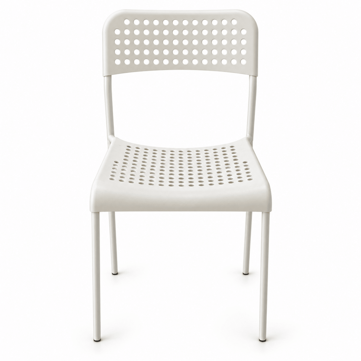 IKEA MELLTORP / ADDE Dining Set with 3 Chairs – 75 × 75 cm – White - Al Thahani Furniture