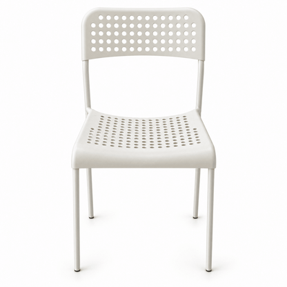 IKEA MELLTORP / ADDE Dining Set with 3 Chairs – 75 × 75 cm – White - Al Thahani Furniture