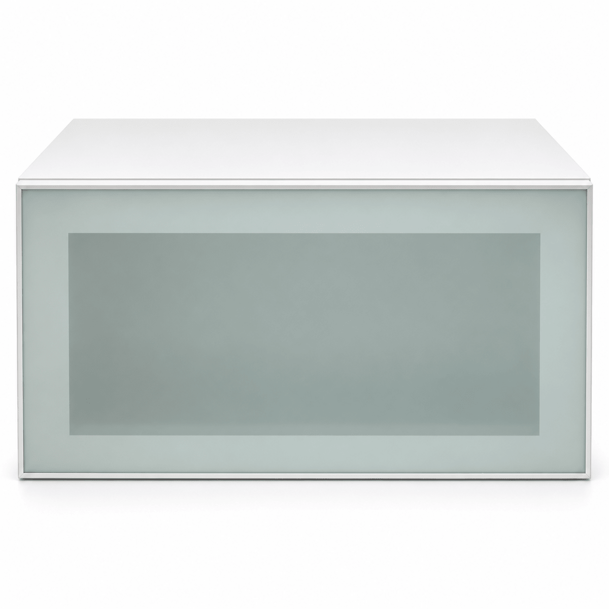 IKEA METOD Horizontal Wall Cabinet with HEJSTA Glass Door – White - Al Thahani Furniture