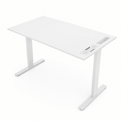 IKEA MITTZON Height-Selectable Desk – White - Al Thahani Furniture