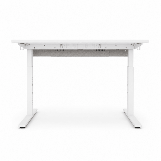 IKEA MITTZON Height-Selectable Desk – White - Al Thahani Furniture