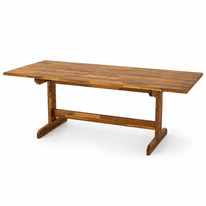 IKEA NACKANÄS 6–8 Seater Solid Acacia Dining Table – 180 × 76 cm - Al Thahani Furniture
