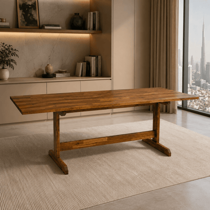 IKEA NACKANÄS 6–8 Seater Solid Acacia Dining Table – 180 × 76 cm - Al Thahani Furniture