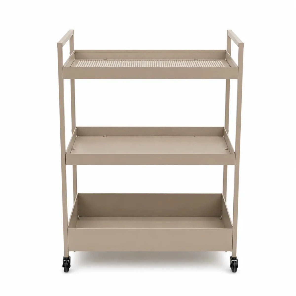 IKEA NISSAFORS Trolley | Beige - used 2 months - Al Thahani Furniture