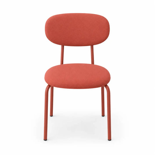 IKEA ÖSTANÖ Chair | Red - Brown/Remmarn, 45x45x76 cm - used 7 months - Al Thahani Furniture