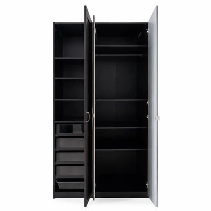 IKEA PAX/BERGSBO 3 Door Wardrobe - used 8 months - Al Thahani Furniture